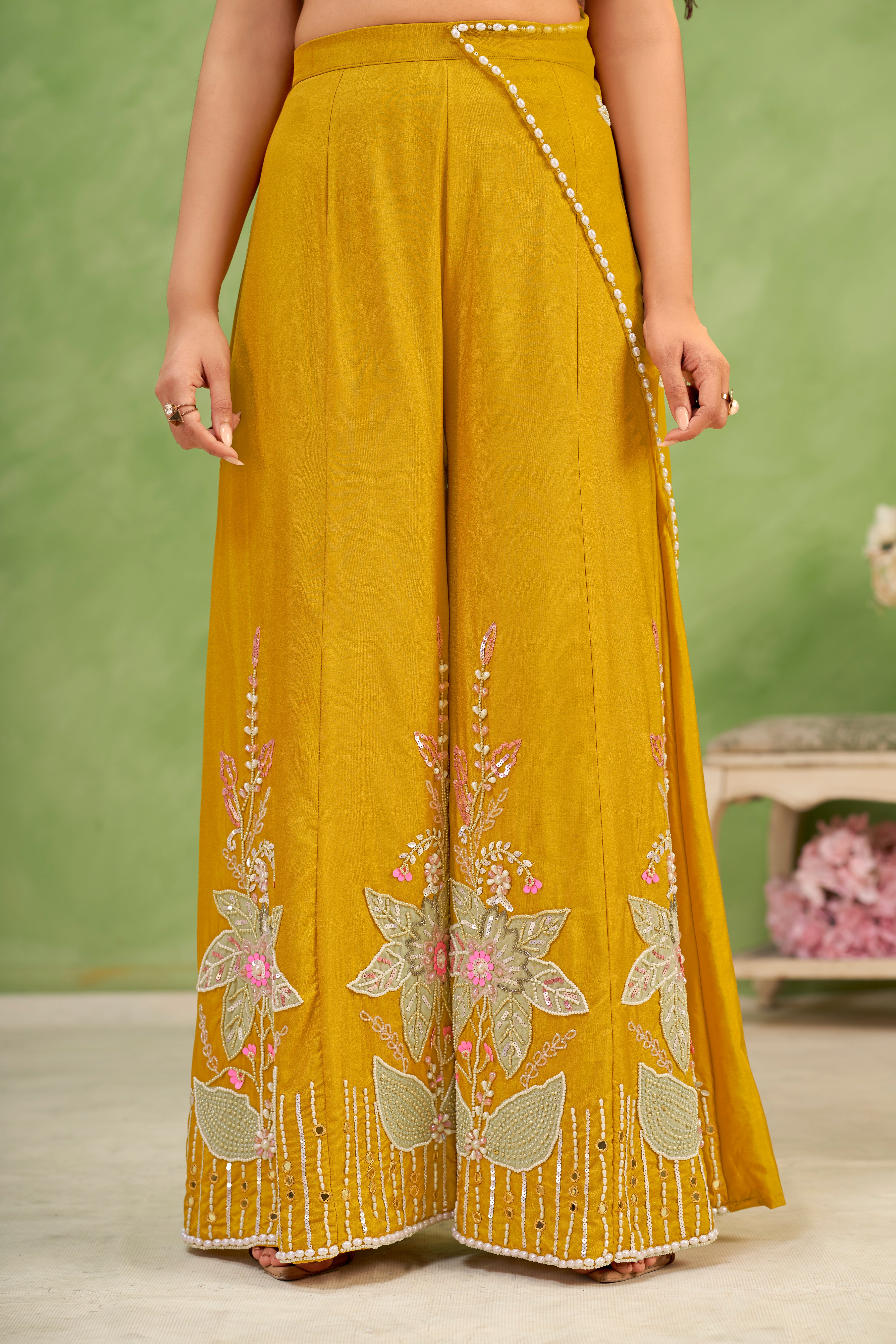 Marigold Bloom Sharara Set