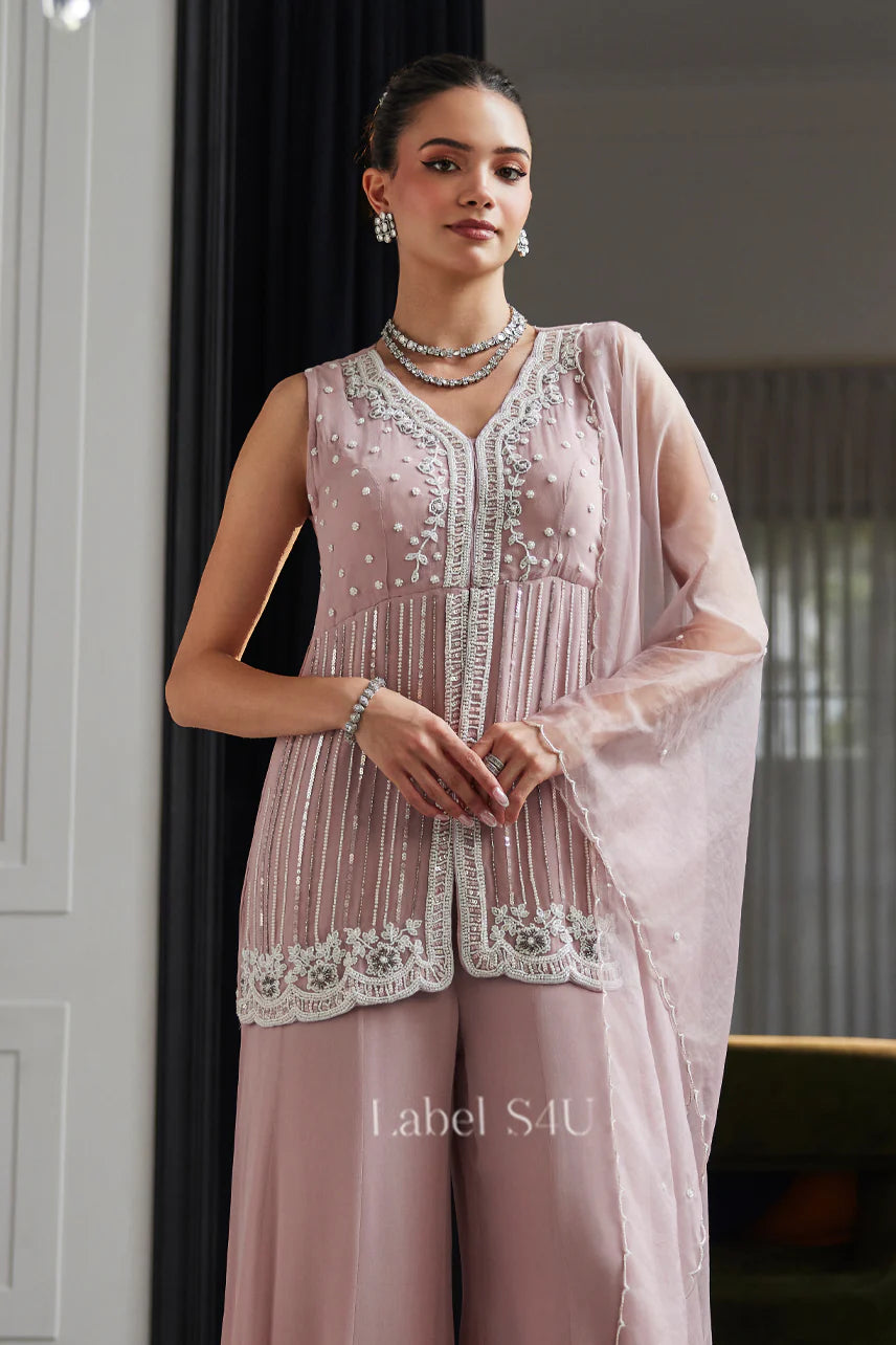 Blush Crystal Suit Set