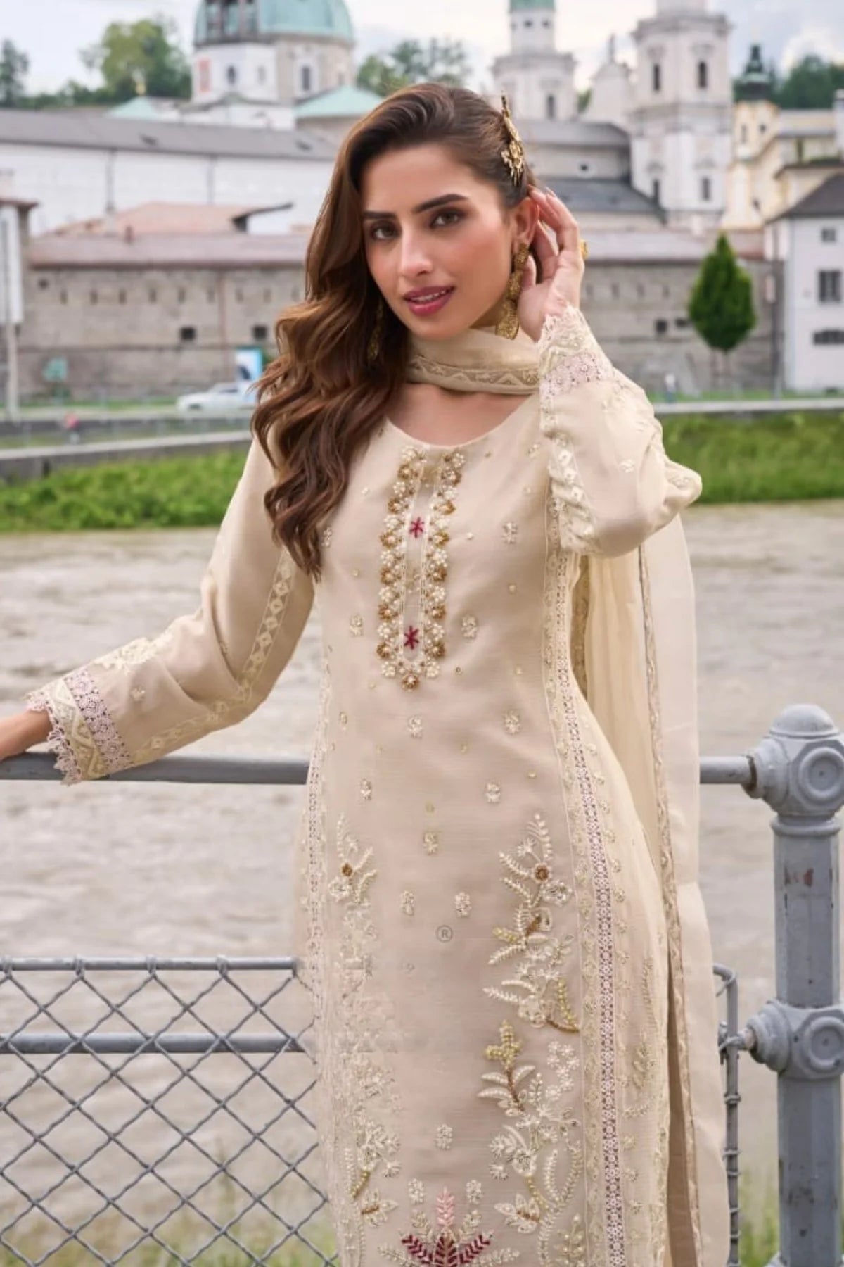 Champagne Bloom Suit Set