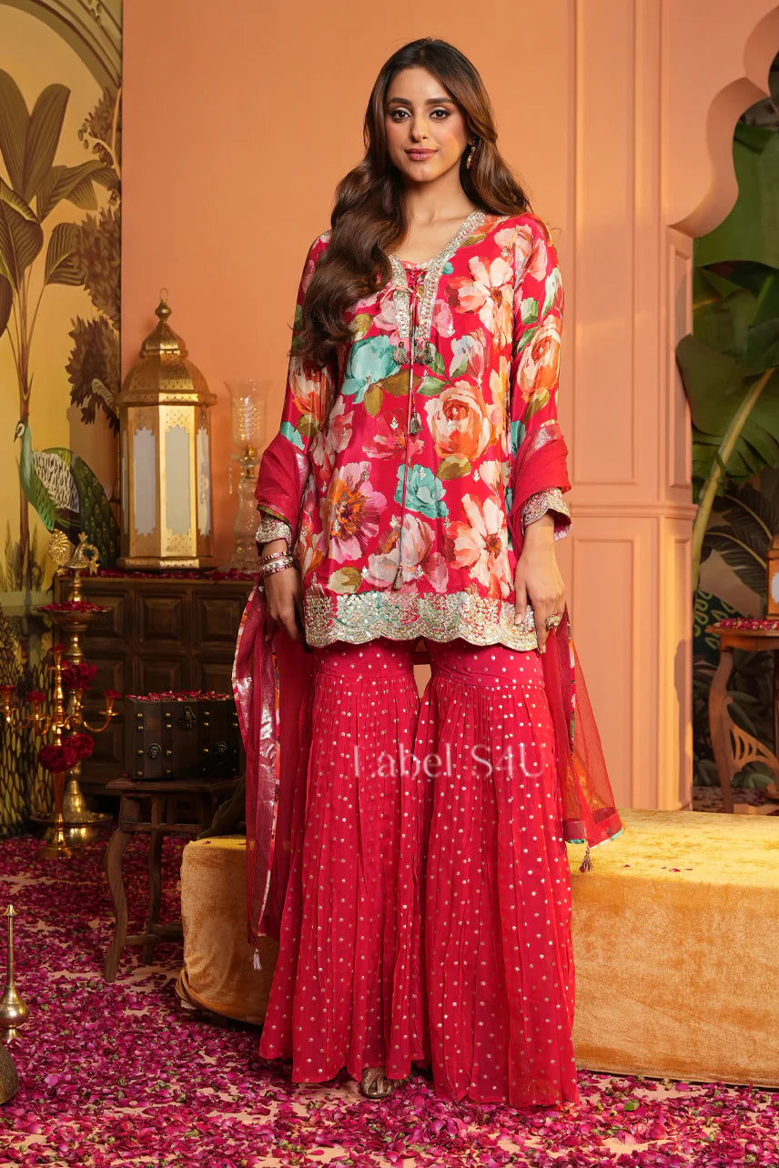 Ruby Bloom Sharara Set