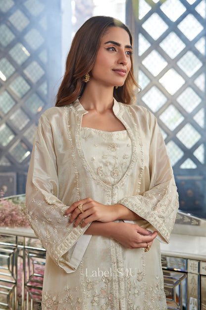 Ivory Blossom Jacket Set