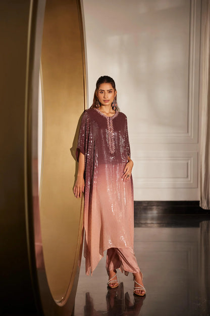 Rosewood Ombre Kaftan