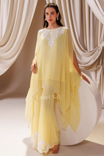 Lemon Blossom Kaftan Set