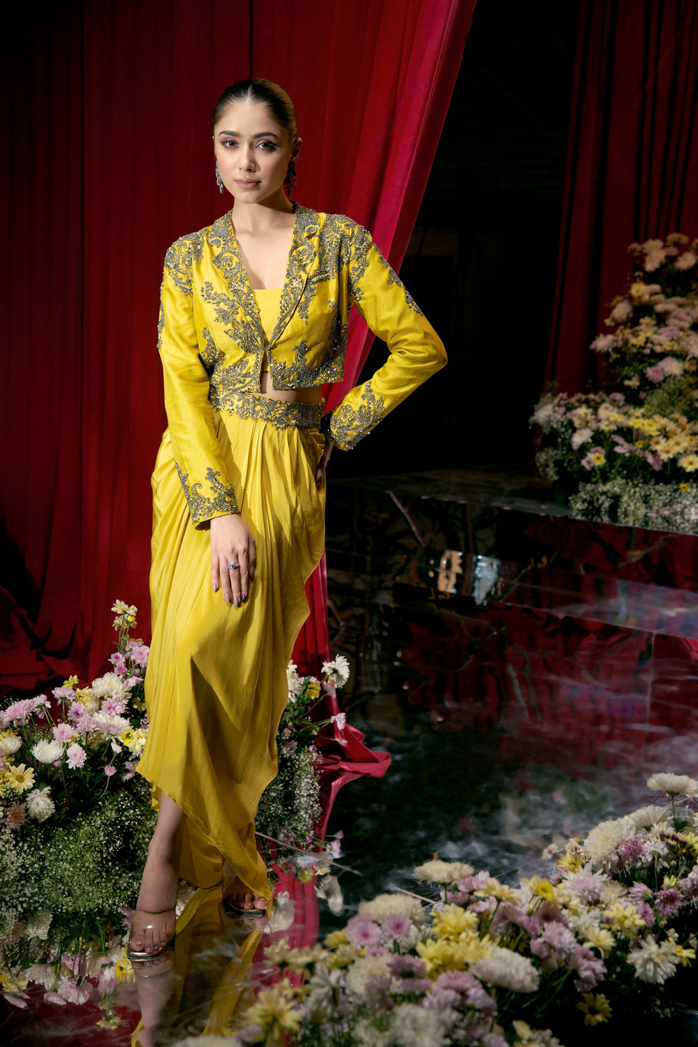 Golden Aura Drape Set