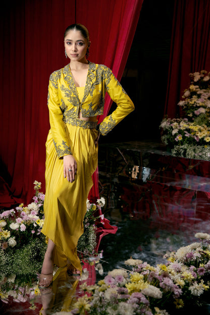 Golden Aura Drape Set