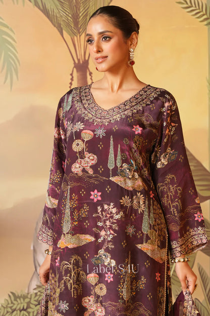 Plum Meadow Printed Suit Set