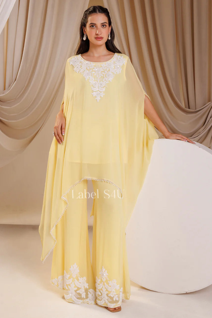 Lemon Blossom Kaftan Set