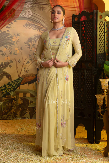 Lemon Glow Drape Set