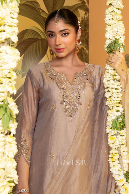 Champagne Shee Kurta Set