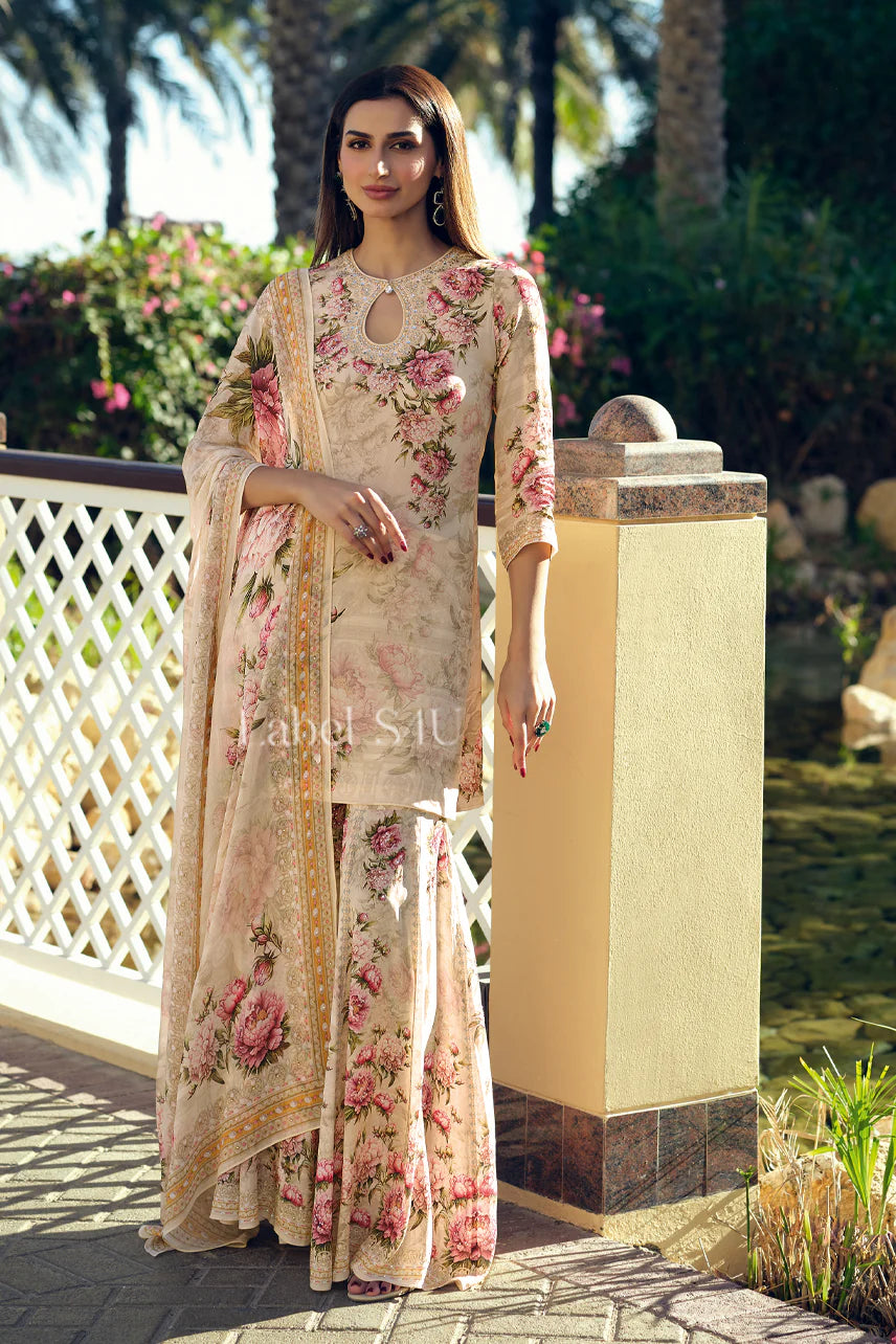 Soft Rose Garden Suit Set