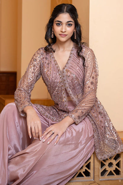 Rose Dust Draped Set