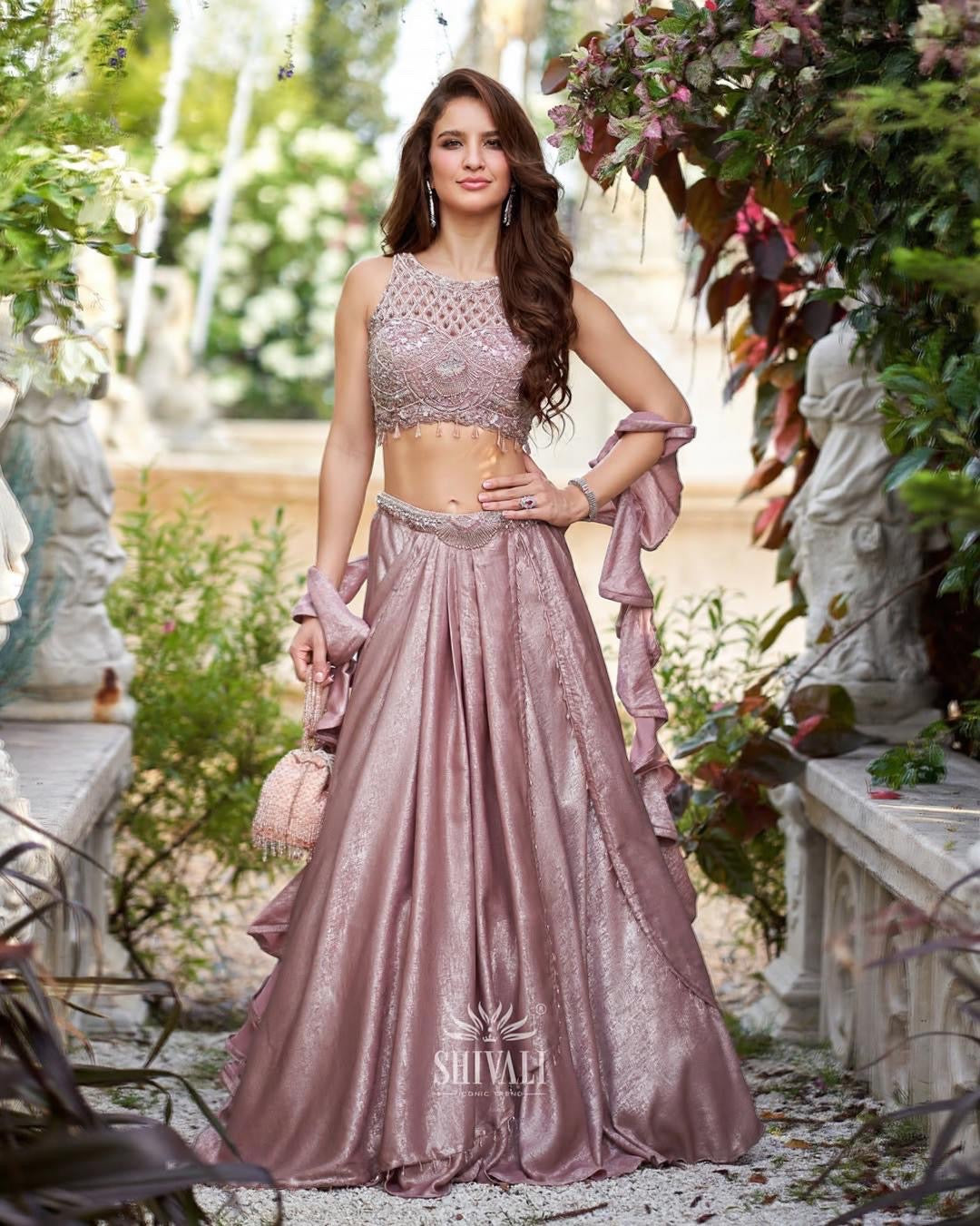 Rose Mist Lehenga Set