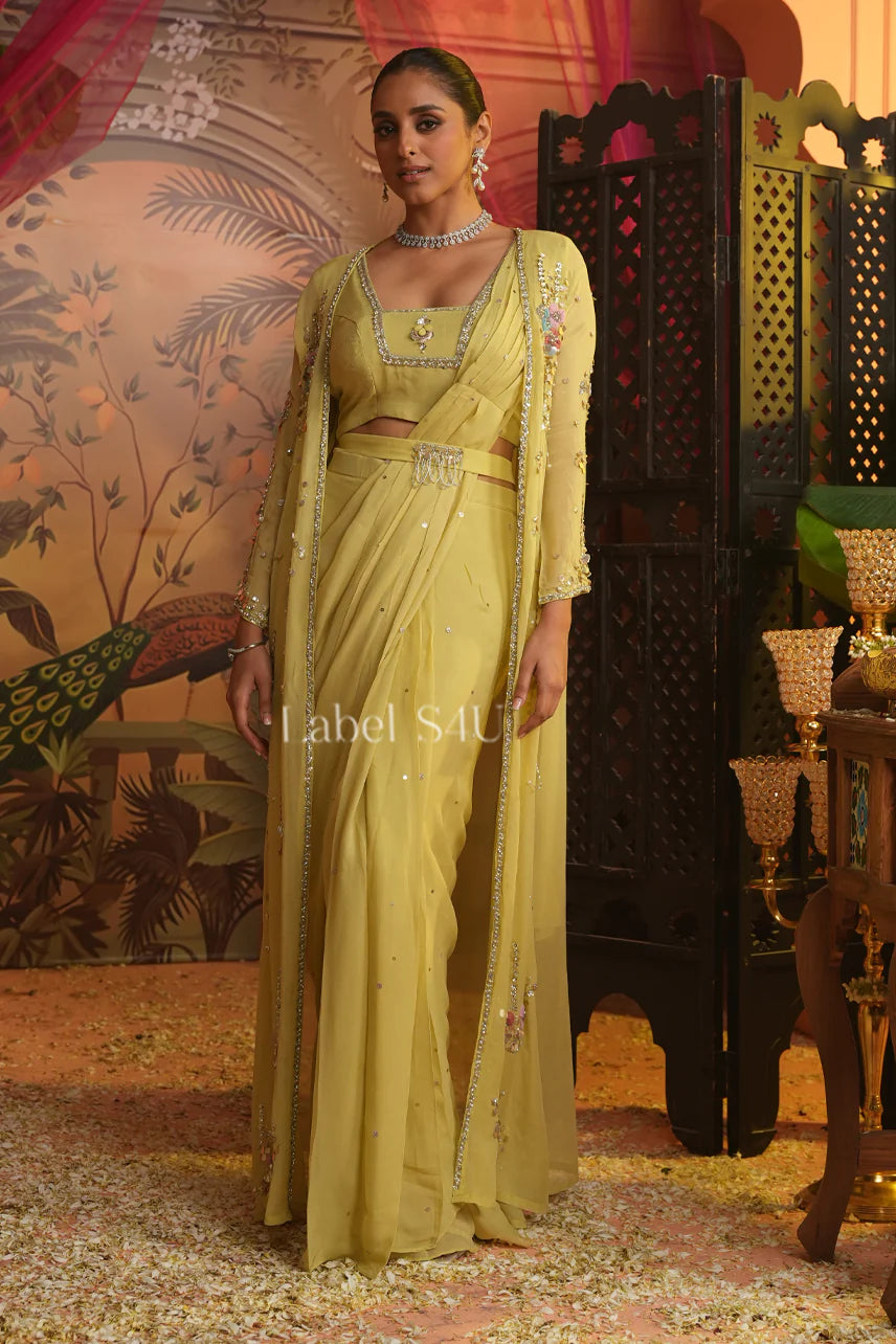 Lemon Glow Drape Set