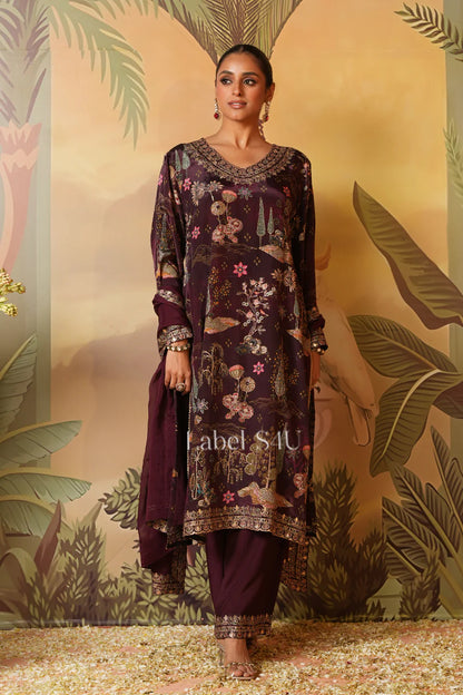 Plum Meadow Printed Suit Set