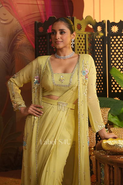 Lemon Glow Drape Set