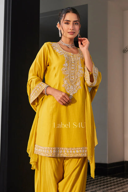 Sunlit Marigold Kurta Set