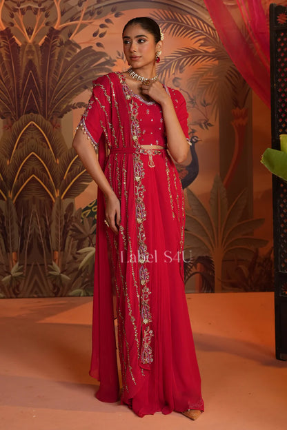 Ruby Royale Drape Set