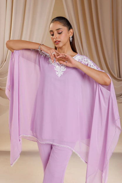Lilac Breeze Kaftan Set