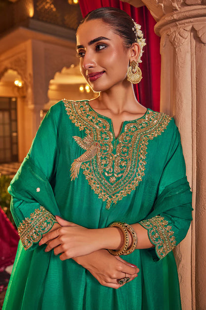 Emerald Kurta Dhoti Set