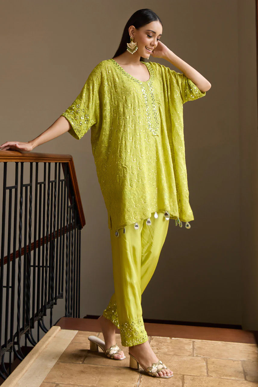 Citrus Glow Mirrorwork Set