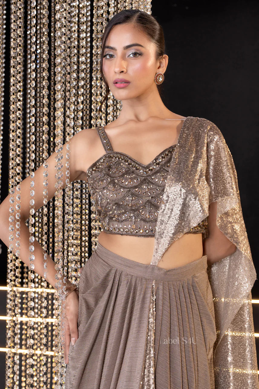 Mocha Radiance Drape Set