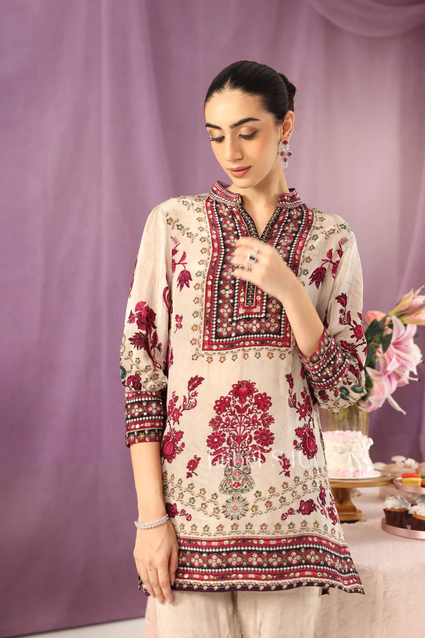 Sandrose Embroidered Suit Set