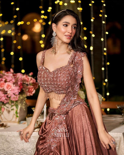Rosé Luxe Lehenga Set