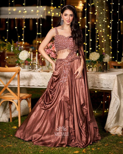 Rosé Luxe Lehenga Set