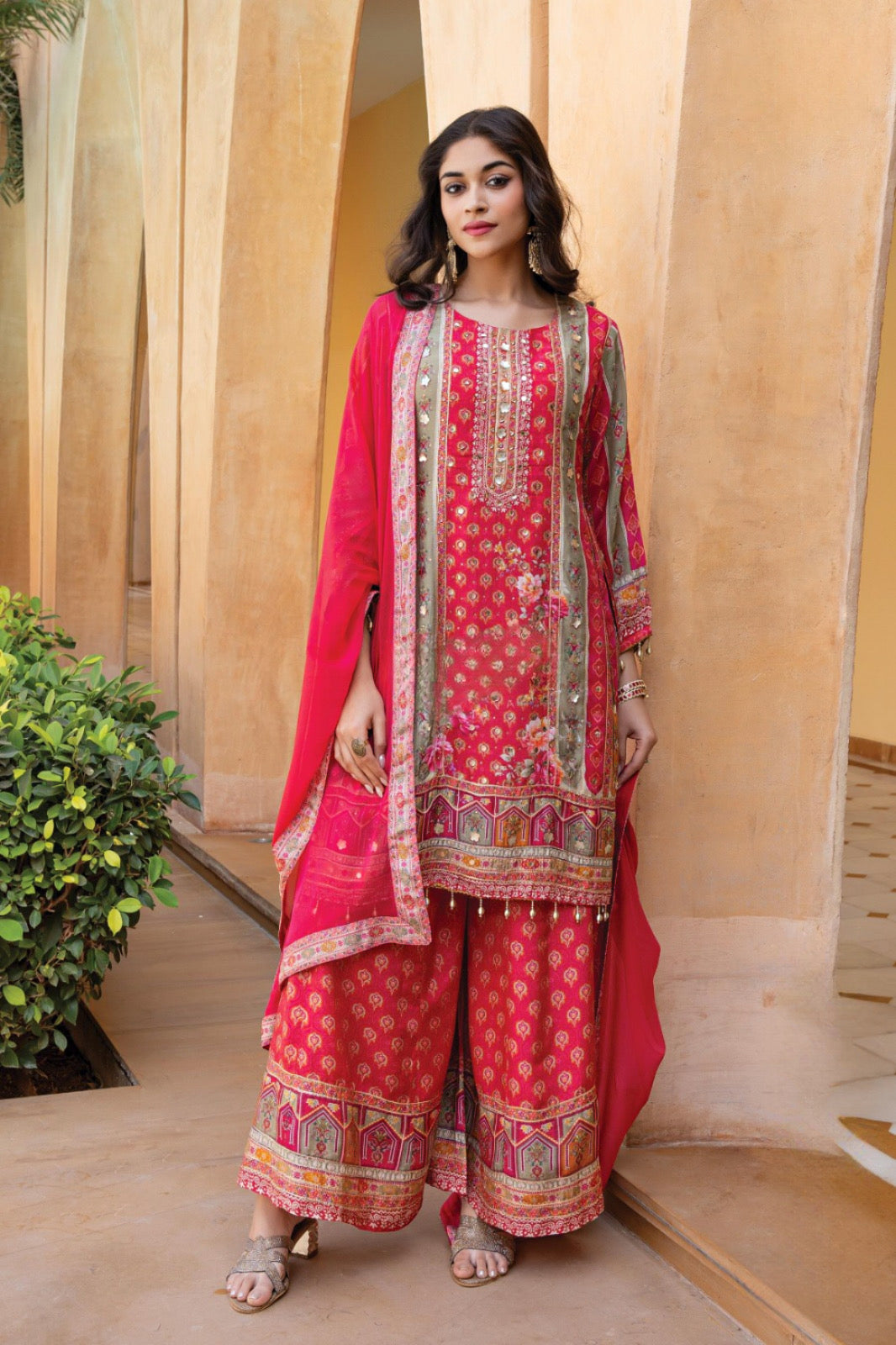Ruby Noor Palazzo Set