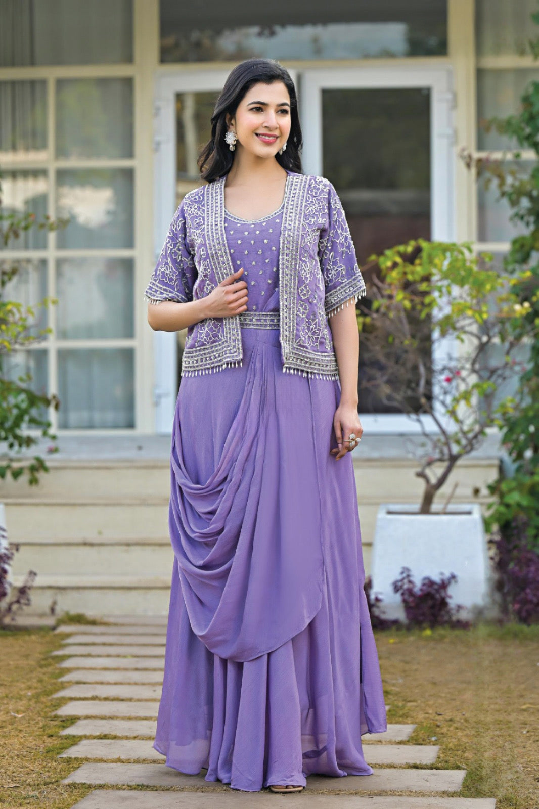 Lavender Grace Drape Set