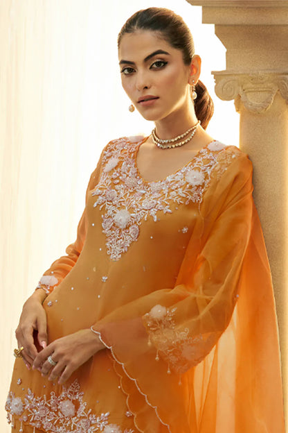 Marigold Whispers Sharara Set