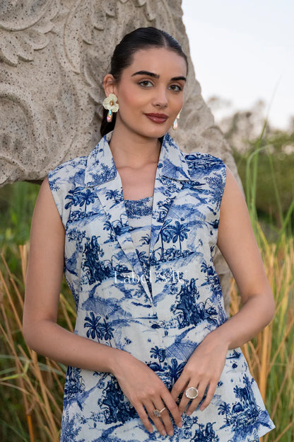 Indigo Palm Co-ord Set