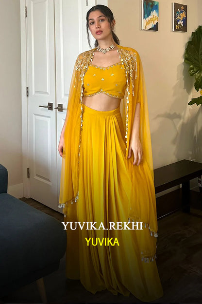 Marigold Bloom Lehenga Set