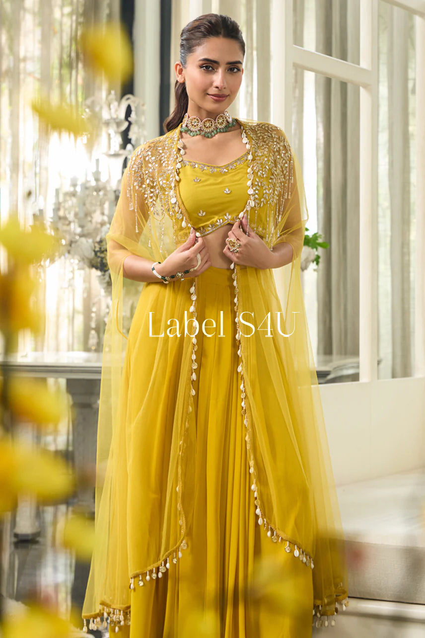 Marigold Bloom Lehenga Set