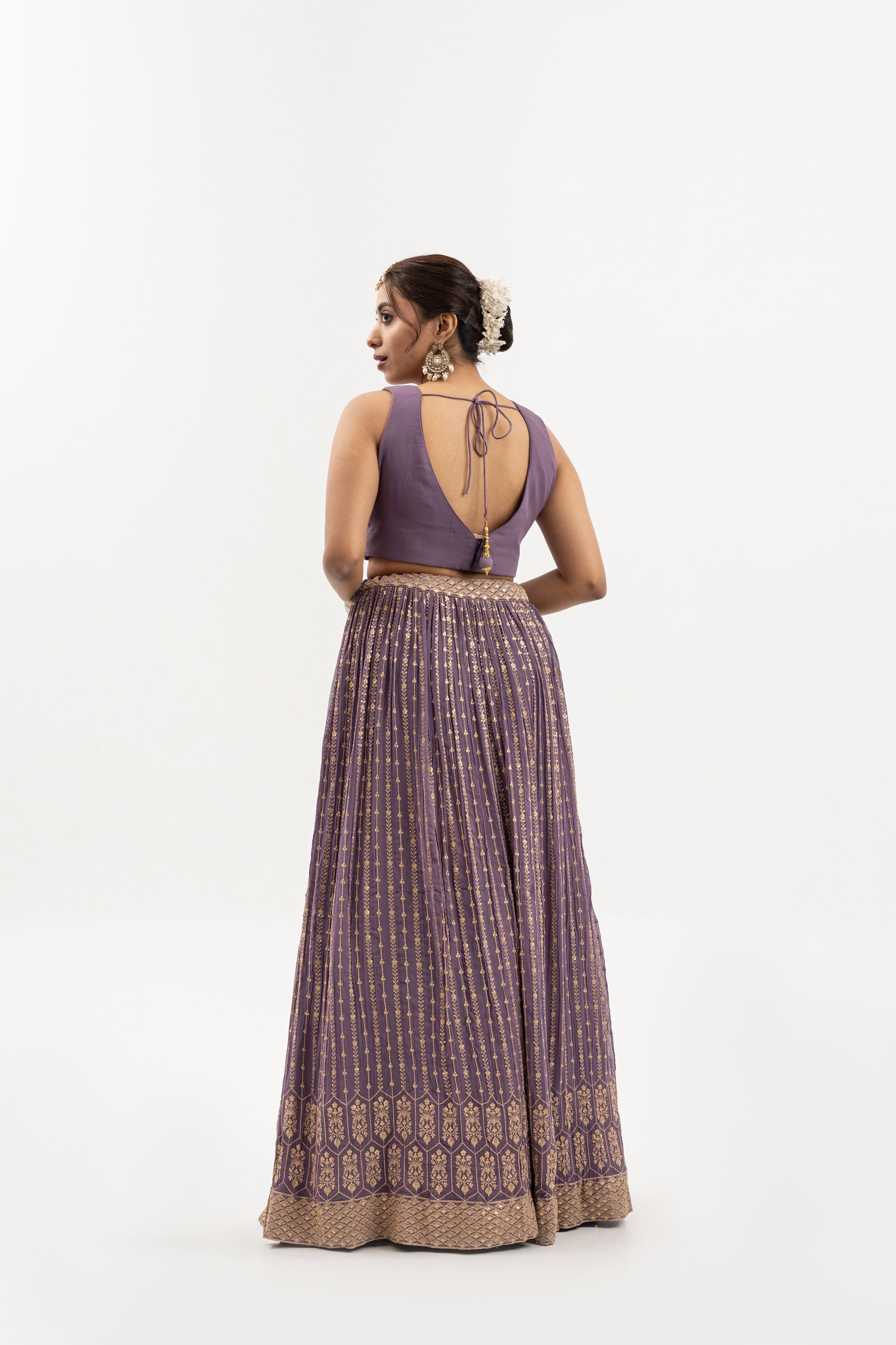 Lavender Royale Lehenga Set