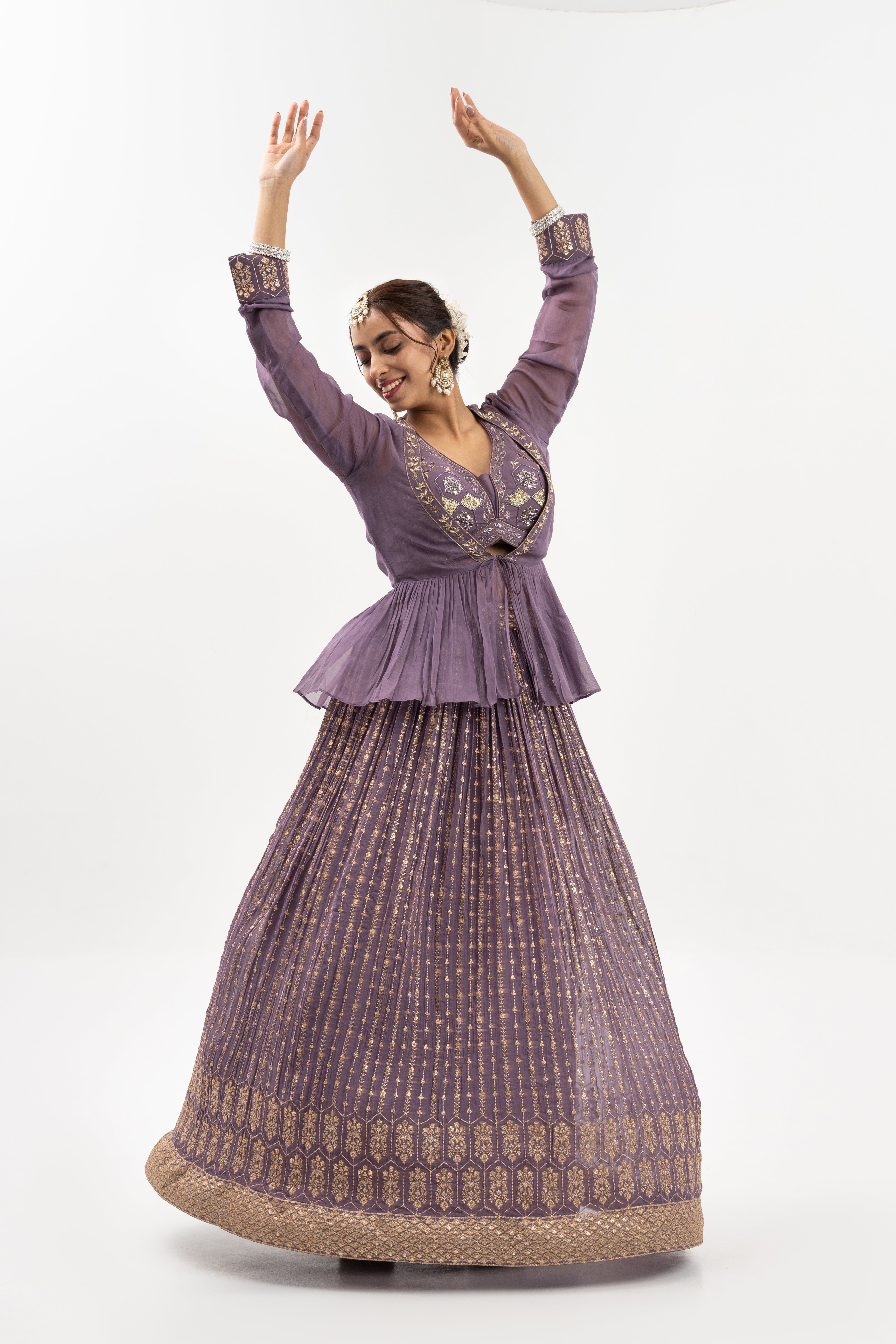 Lavender Royale Lehenga Set