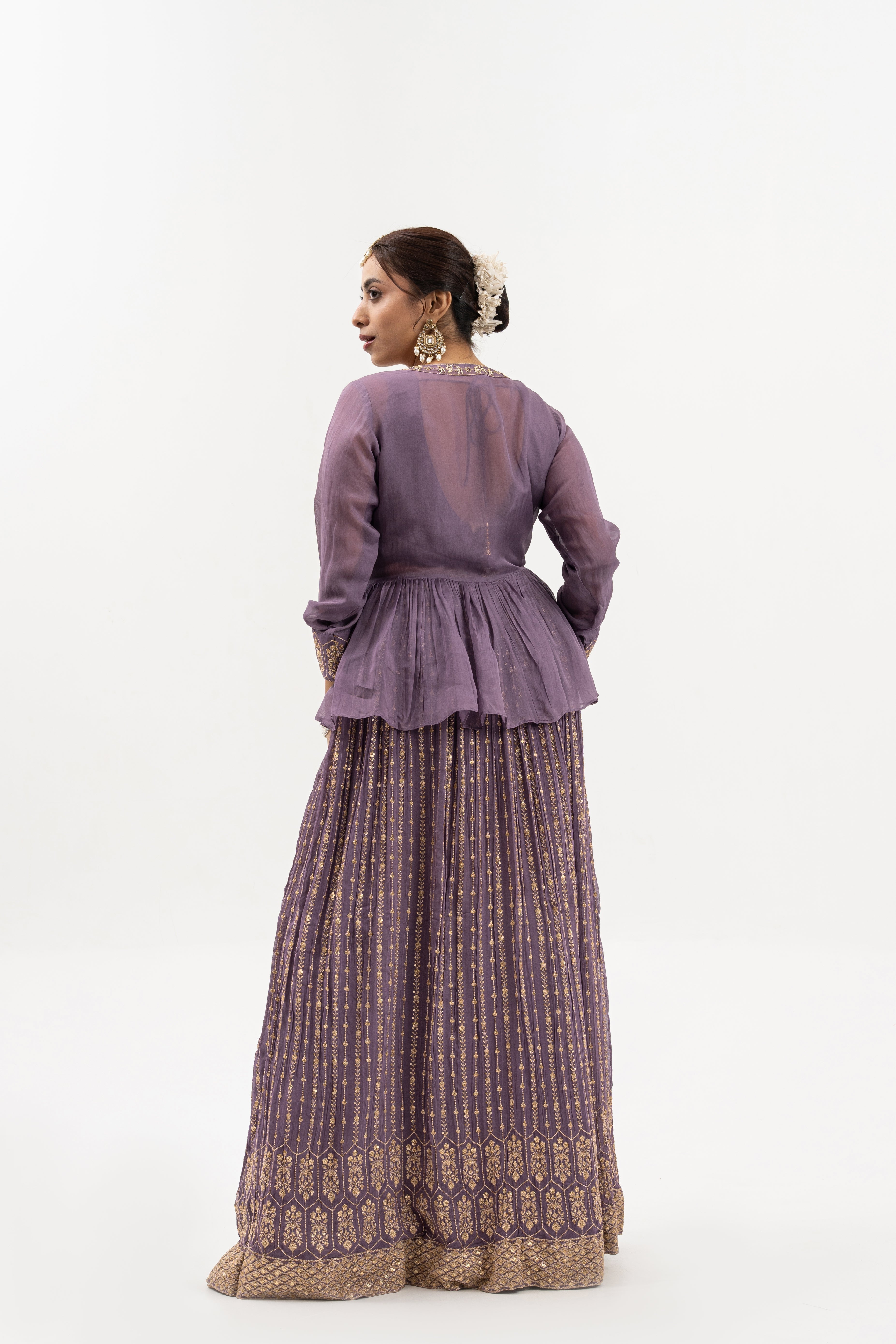 Lavender Royale Lehenga Set