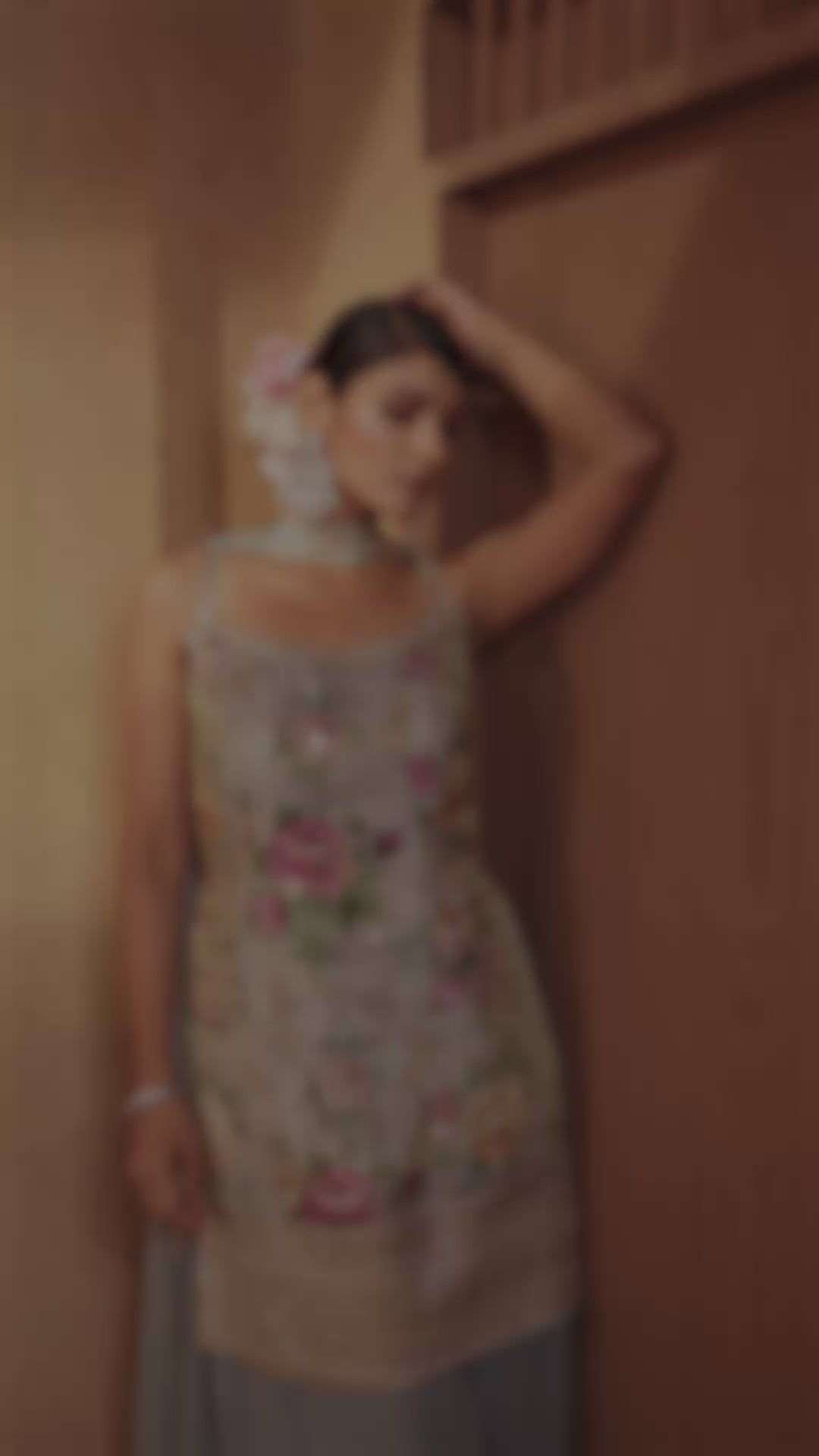 Mint Rose Sharara Set