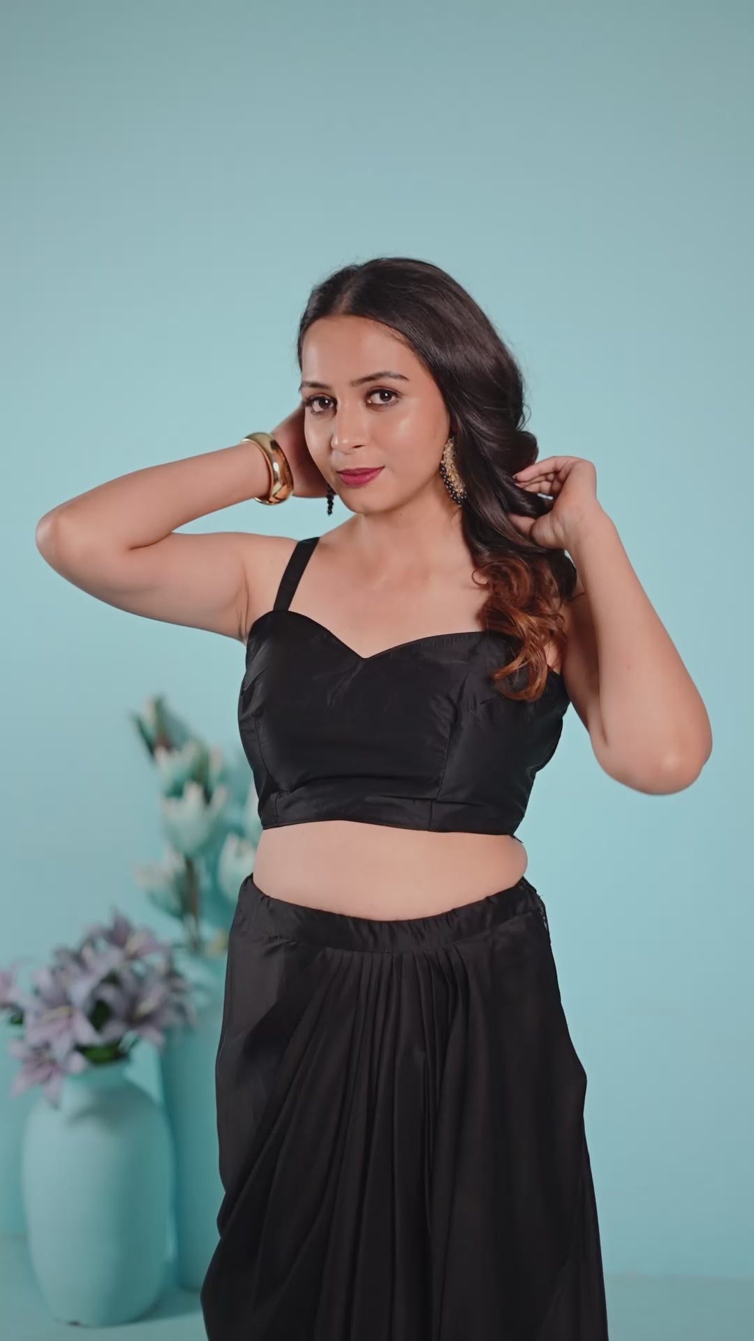 Midnight Fringe Drape Set