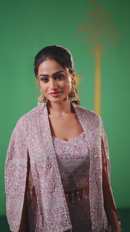 Blush Mirrorwork Co-Ord Set