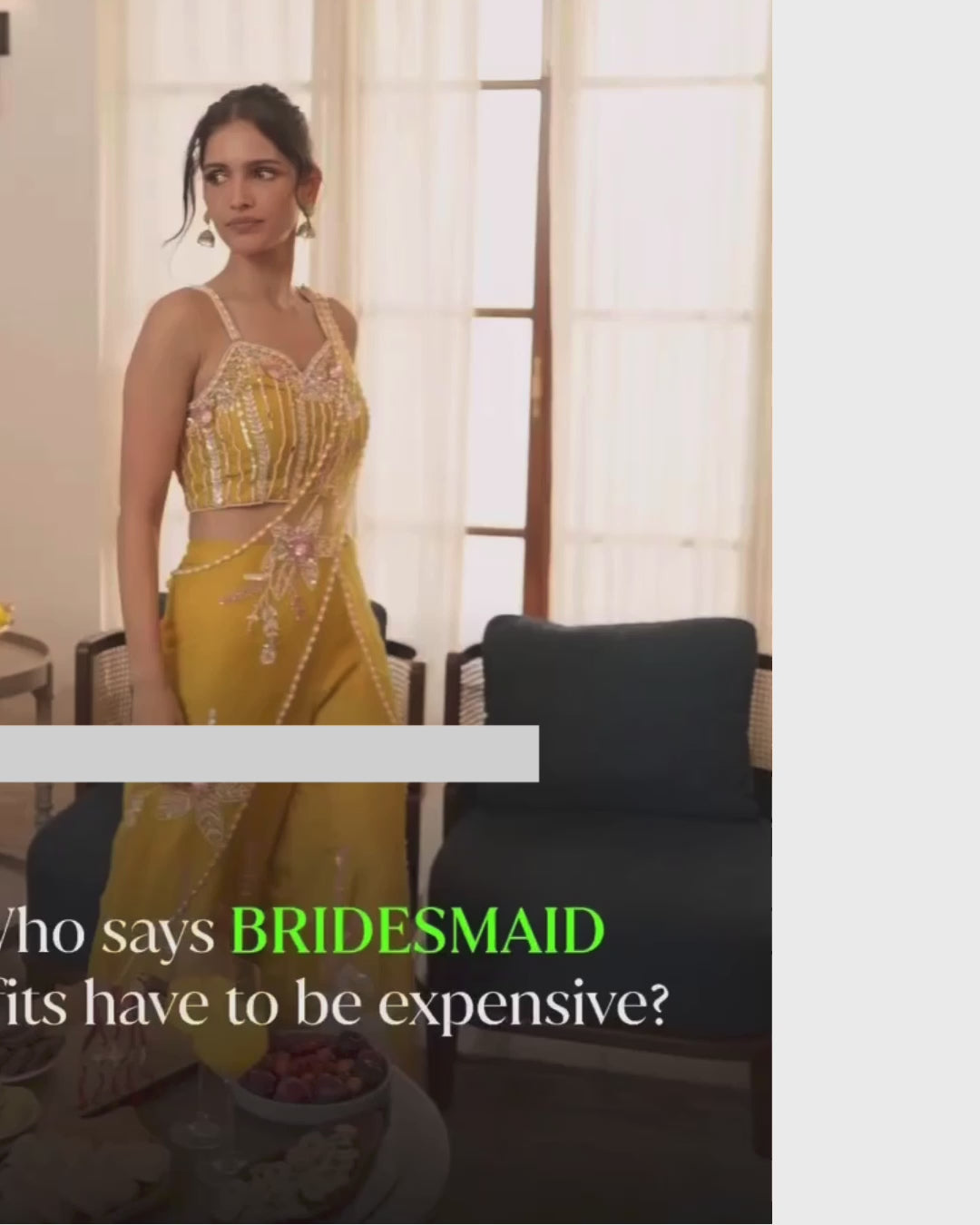 Marigold Bloom Sharara Set